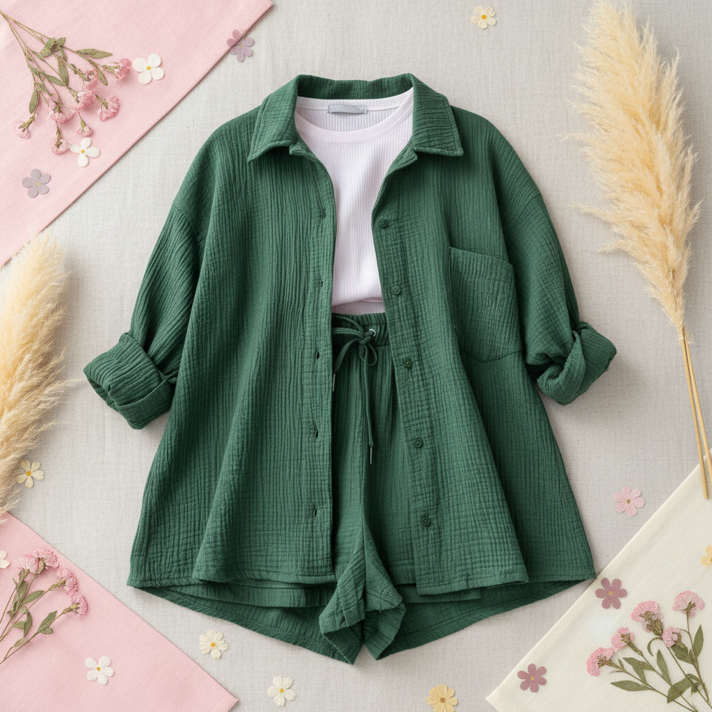 Women’s 2 Piece Set Green