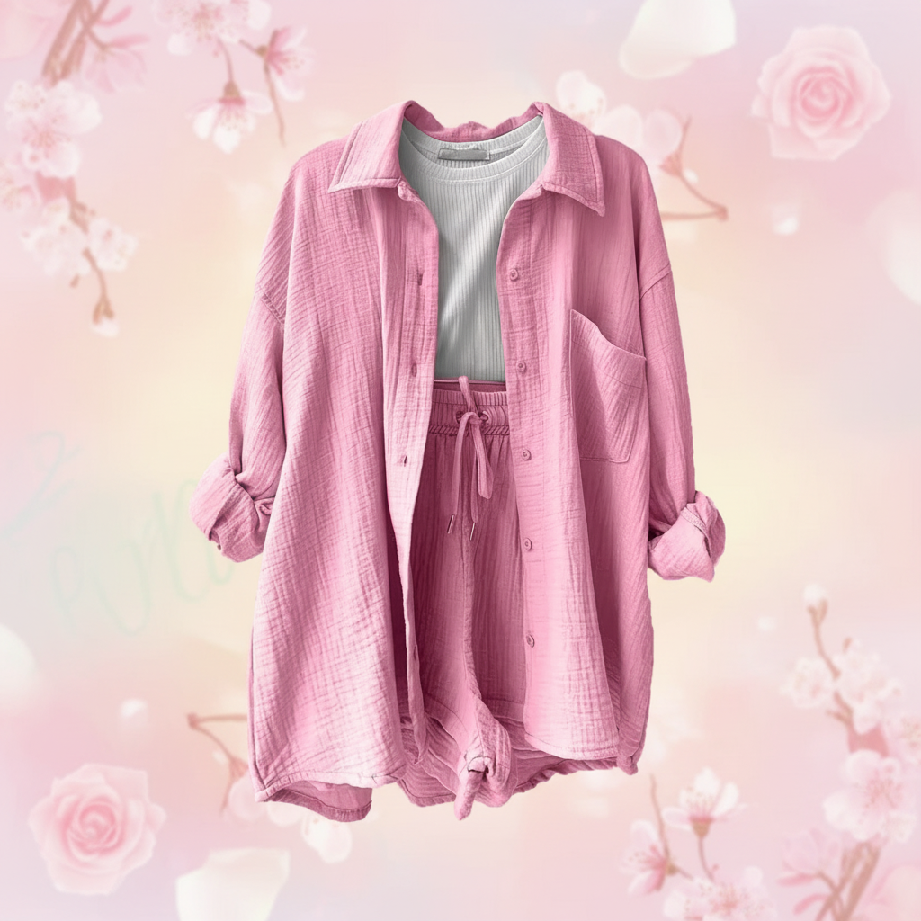 Women’s 2 Piece Set Pink