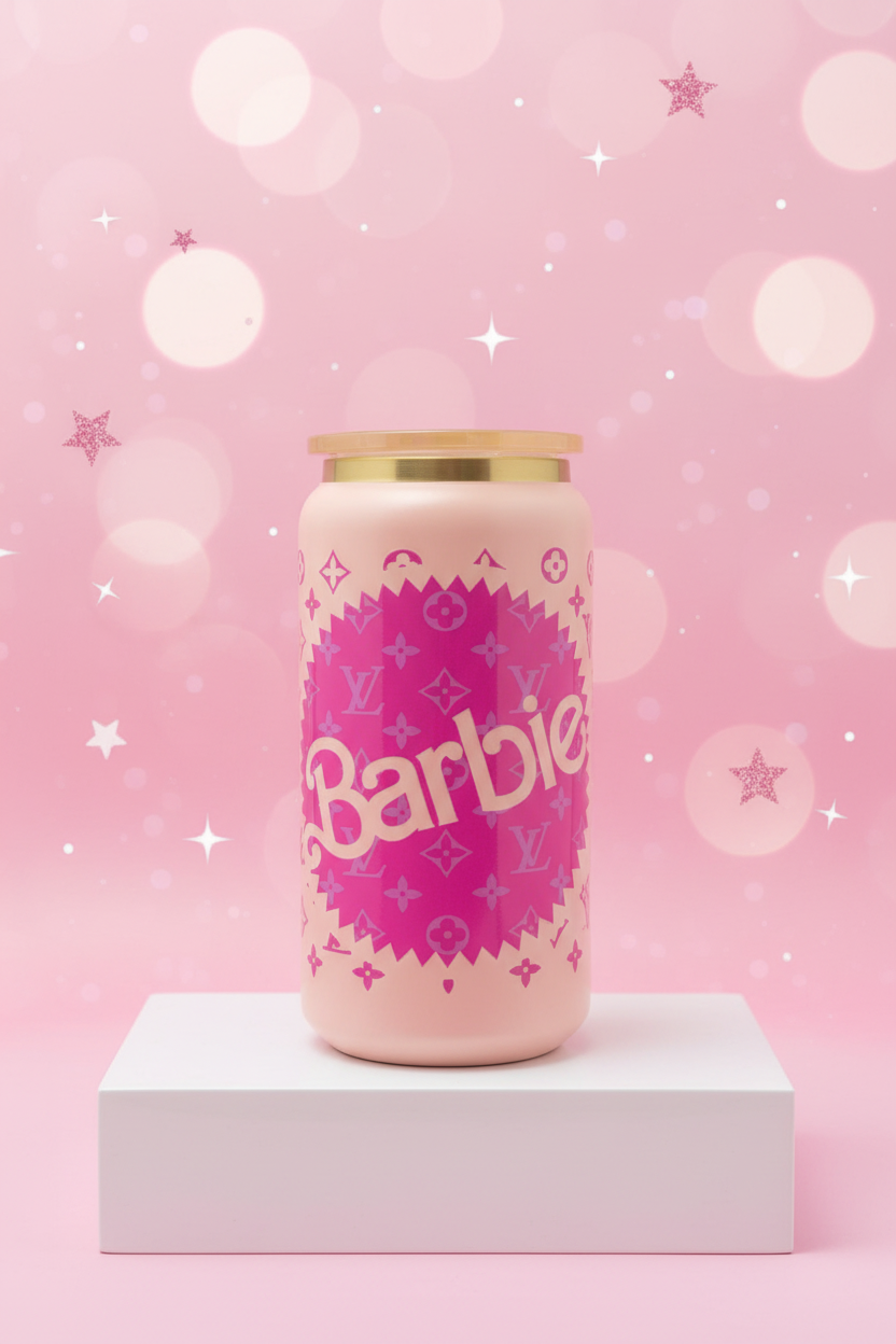 16OZ Coloured Tumbler Pink